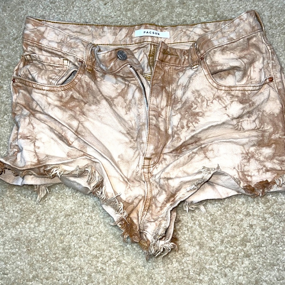 Tie dye shorts